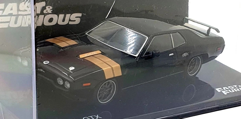DeAgostini 1/43 Scale F220CMC016 Fast and Furious Plymouth GTX - Black — 第 1/4 张图片