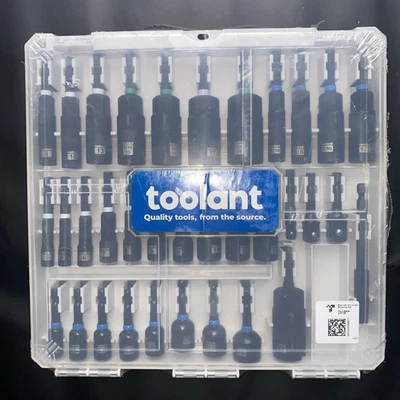 toolant 34 Piece SAE/Metric Nut Driver Set, Impact Driver Bit Set, Deep Nut D... - Image 1 of 4