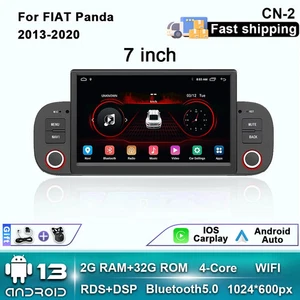 Radio de coche Android Auto CarPlay para Fiat Panda 2013-2020 estéreo reproductor GPS pantalla - Imagen 1 de 28