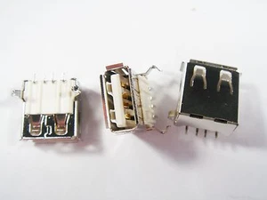 5x USB 3.0 USB 2.0 USB A SMD Female Print Through Contact #19U78 - Picture 1 of 4