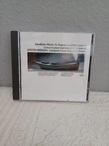 ANTON WEBERN Complete Vocal Chamber Works - CD - Picture 1 of 4