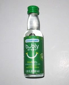 Sodastream Bubly Drops Lime Bubly 1.36oz 40 mL Unsweetened Flavor Essence 12/24 - Picture 1 of 3