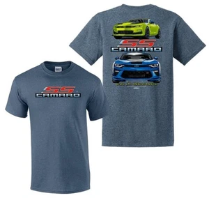 6th Generation Chevy Camaro SS Heather Navy T-Shirt - Picture 1 of 4