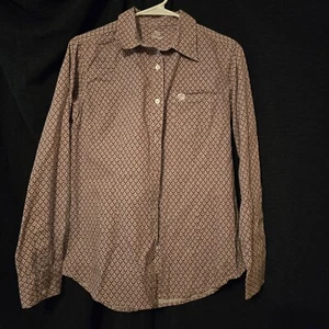 Wrangler George Strait Womens Western Long Sleeve Shirt Size Small - Picture 1 of 5
