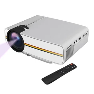 A61D Beamer Full HD 1080P LED Laser Projektor Heimkino Video Beamer USB AV HDMI - Bild 1 von 13