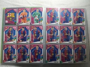 ADRENALYN XL 2024-25 18 CARDS EQUIPO COMPLETO F.C. BARCELONA CARDS BASICAS - Imagen 1 de 1