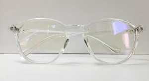 Ultra Light Weight Transparent Vintage Classical Style Eyeglasses Frames Rx-able - Picture 1 of 6
