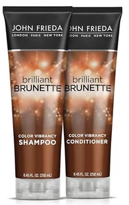2 - John Frieda Brilliant Brunette /Color Vibrancy Shampoo/ 8.45 FL OZ - Picture 1 of 3