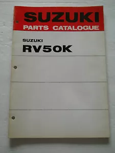 Suzuki RV50K Illustrated Parts Manual RV 50 K - Bild 1 von 5