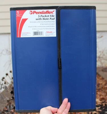 Pendeflex 5 Pocket Expandable File Organizer, Note Pad, Tab Inserts, Pen Holder - Image 1 of 4
