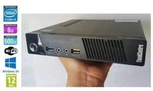 Lenovo ThinkCentre Tiny M73 10AX Core i3-4330T 3GHz 8Go 500Go SATA Wifi W10pro - Photo 1/11