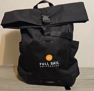 Zaino per laptop Timbuk2 Tuck Pack Roll Top completo vela università ricamo nuovo con etichette - Foto 1 di 10