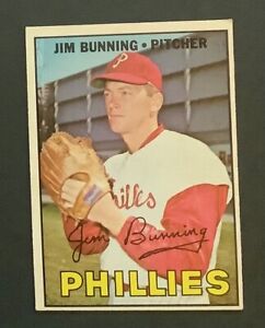 1967 Topps #560 JIM BUNNING Phillies Nice Card!! EX++