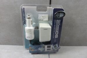 Power Solution Car & AC Adapter Charger Nintendo DS Lite Handheld System New