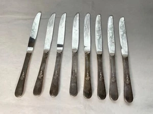 8 Holmes & Edwards 1940Youth Pattern Dinner Knives, 9 1/4” - Picture 1 of 3