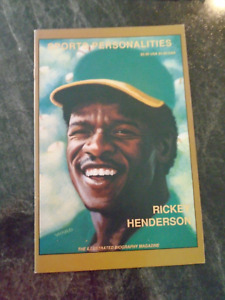 Rickey Henderson Sports Personalities # 3. 29 pages. Ex or better.