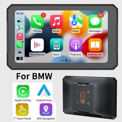 7in motorrad navigation screen für BMW w/carplay Android auto GPS IPX7 - Bild 1 von 4