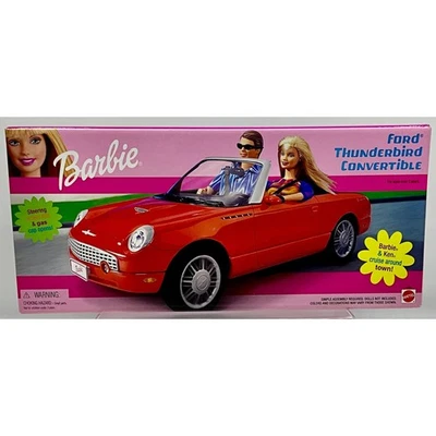 Barbie Ford Thunderbird 2002 Mattel convertible 47808 totalmente nueva, abierta, sin usar Foto 1 de 4