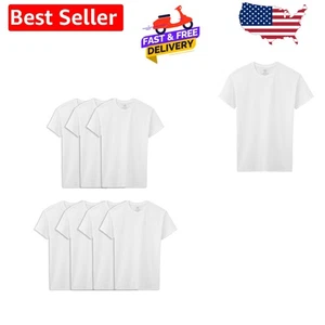 Boys' X-Large 7 Pack Eversoft Cotton Undershirts - Soft & Tag-Free Comfort - Picture 1 of 3