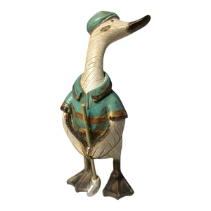 Tii Collections Resin Ente Golf Figur Golfschläger Kappe Polo - Bild 1 von 10