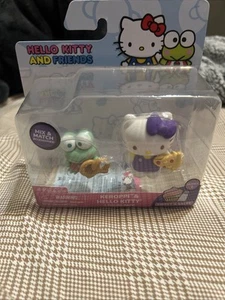 Hello Kitty And Friends Keroppi & Hello Kitty 2 Figures Series 1 Sweet & salty - Picture 1 of 5