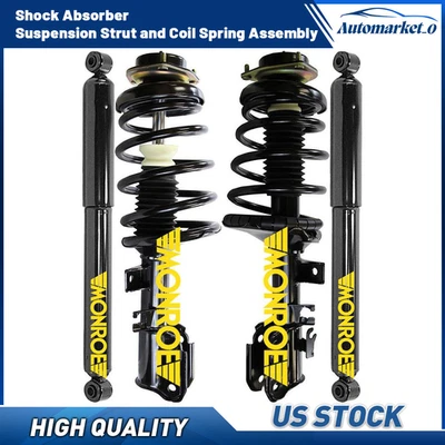 Amortiguador de puntales delanteros traseros con muelles helicoidales para Nissan Pathfinder 2002-2004 3,5 L Foto 1 de 4