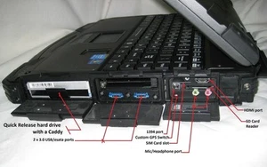 GETAC B300 G7 Toughbook Intel 8th Gen 20GB RAM 512GB-1TB SSD Rugged Laptop LTE - Picture 1 of 5