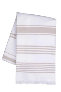 Türkisches Bade- und Strandtuch, hellbraunes Hamam, 65 x 35 Zoll, weiche saugfähige Baumwolle mit... - Bild 1 von 6