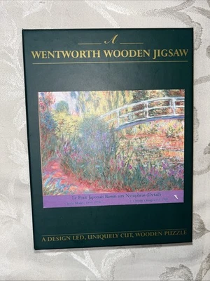 Wentworth Wooden Jigsaw Puzzle 'Le Pont Japonais" imgage by Claude Monet - 75pc - Image 1 of 4