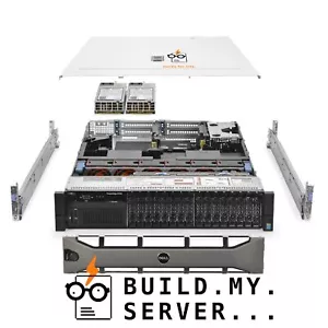 Dell PowerEdge R730 Server 2x E5-2680v4 2.40Ghz 28-Core 256GB H730P Rails - Picture 1 of 5