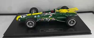 1/12 RÉPLICA 1965 JIM CLARK LOTUS 38 INDY 500 GANADOR CON VITRINA R12002 Foto 1 de 4