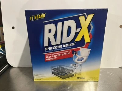 ¡Envío gratis! Tratamiento del sistema séptico RID-X ¡Suministro para 4 meses! 39,2 oz Foto 1 de 2