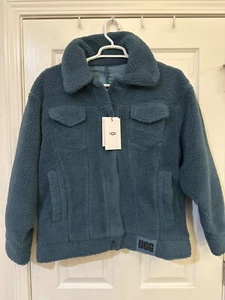 UGG Damen Frankie Sherpa Trucker Jacke L Honor Blue - Bild 1 von 3