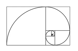 Fibonacci Spiral Vinyl Decal - Picture 1 of 2