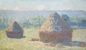 Haystacks End of Summer 1891, Claude Monet, Wall Decor Art Print 11" x 14" 2903 - Picture 1 of 2