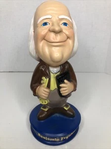 Vintage BENJAMIN FRANKLIN Coin Bank HURON U.S. President Character Banks   - Picture 1 of 7