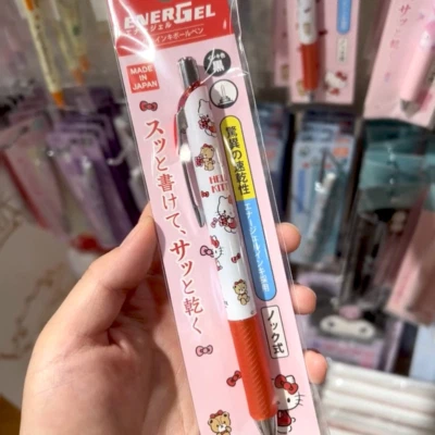 Neu Japan Hello Kitty Pentel EnerGel einziehbarer Gelstift Sanrio 2023 exklusiv - Bild 1 von 4