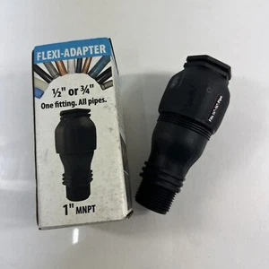 Adaptador flexible Apollo Flow 1/2"" o 3/4"" único ajuste todas las tuberías 1"" MNPT - Imagen 1 de 8