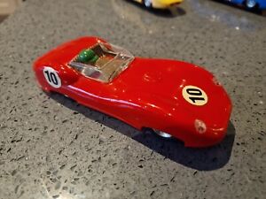 Scalextric Triang Vintage Slot Car Lister Jaguar red