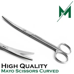 Forbici mediche Mayo dritte 7"" suture chirurgiche smussate dissezione chirurgica - Foto 1 di 2
