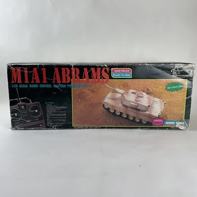 Vintage M1A1 Abrams Desert Storm Chicago Model International Remote Control Tank - Image 1 of 4