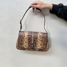 RARE☆☆☆☆Auth GUCCI Jackie Lock Shoulder Bag Brown Exotic Leather Vintage