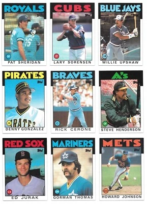1986 Topps Baseball Trading Cards / You Choose #s 751 - 792 / mb45 - Image 1 of 4
