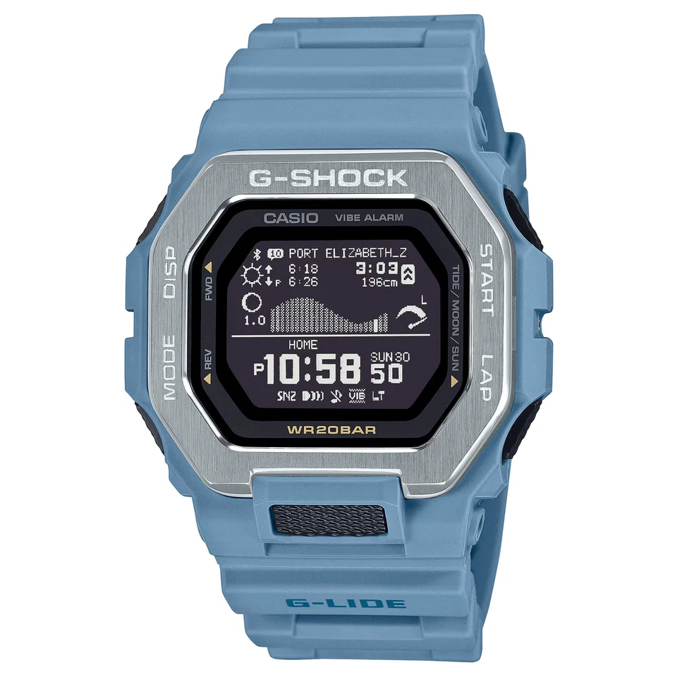 CASIO G-SHOCK G-Lide GBX-100-2A Ocean Blue Digital Surf Watch