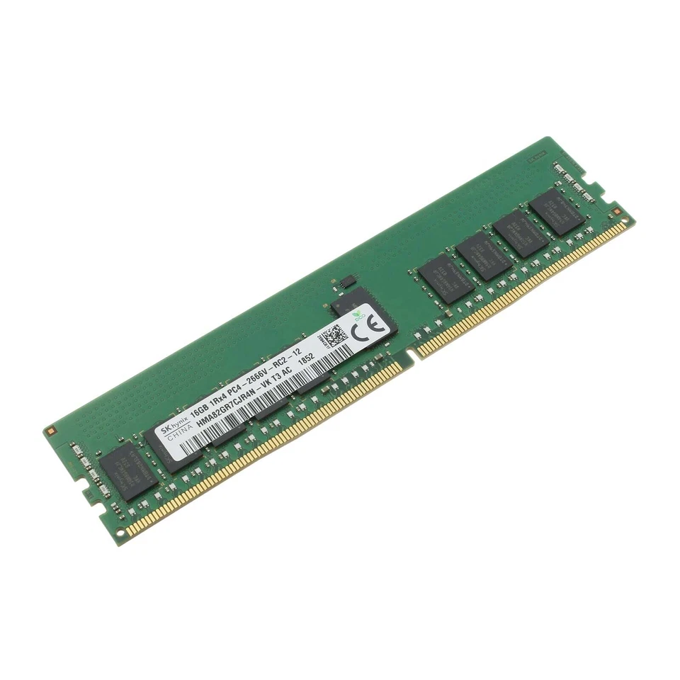 HP DDR4-RAM 16GB PC4-2666V ECC RDIMM 1R - 864707-591 1XD85AA HMA82GR7CJR4N-VK - Bild 1 von 4