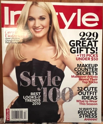 CARRIE UNDERWOOD - InSTYLE Mag  July 2010 - BRAND NEW - No Label - TAYLOR SWIFT - Image 1 of 3
