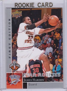 JAMES HARDEN 1st Edition 2009 RC Upper Deck ROOKIE CARD Basketball HOUSTON STAR - Picture 1 of 2