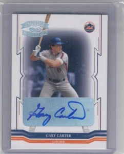 2005 Gary Carter Throwback Threads Silver AUTO /10 - #283 NY Mets - Picture 1 of 1