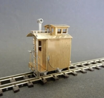 HOn30/HOe Scale Mini Size Cupola Caboose Kit Narrow Gauge Freight Car H0e 009 PH - Image 1 of 4