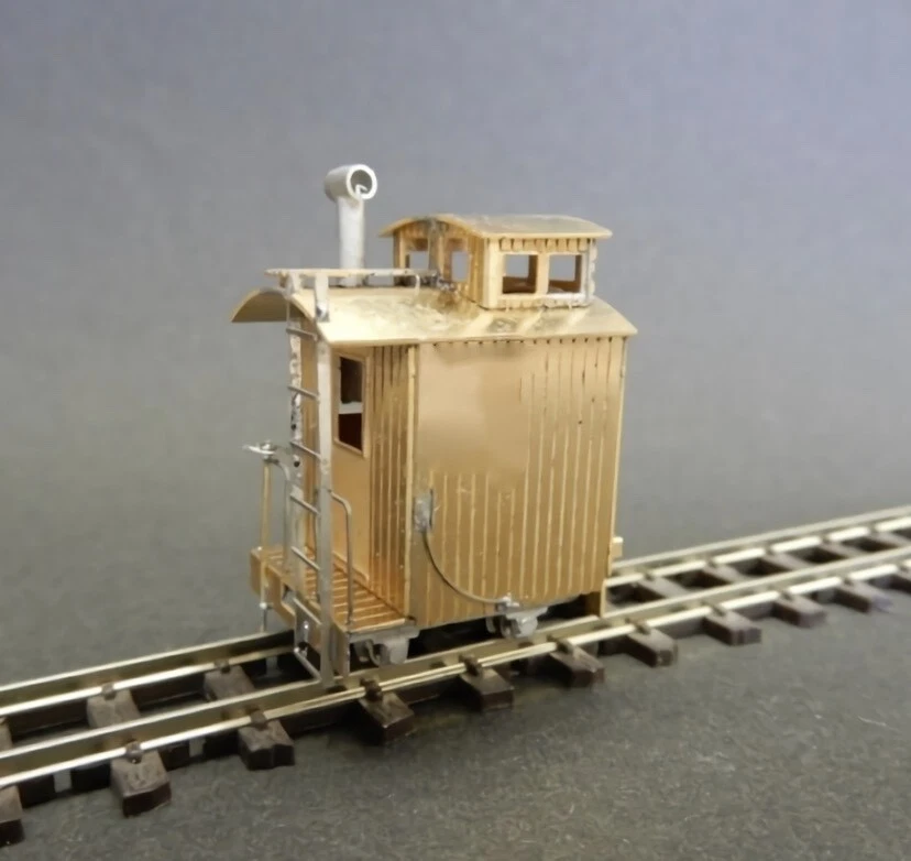 HOn30/HOe Scale Mini Size Cupola Caboose Kit Narrow Gauge Freight Car H0e 009 PH - Image 1 of 4